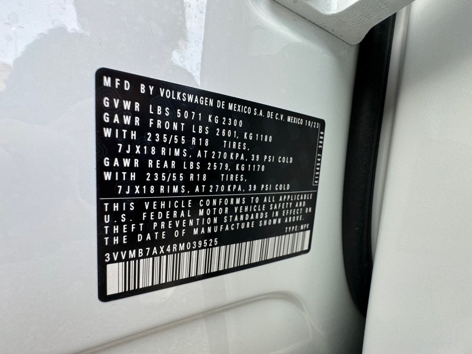 2024 Volkswagen Tiguan 2.0T SE