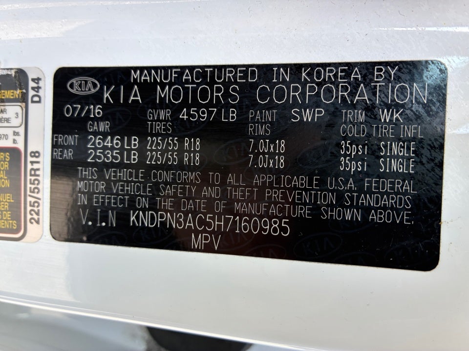 2017 Kia Sportage EX