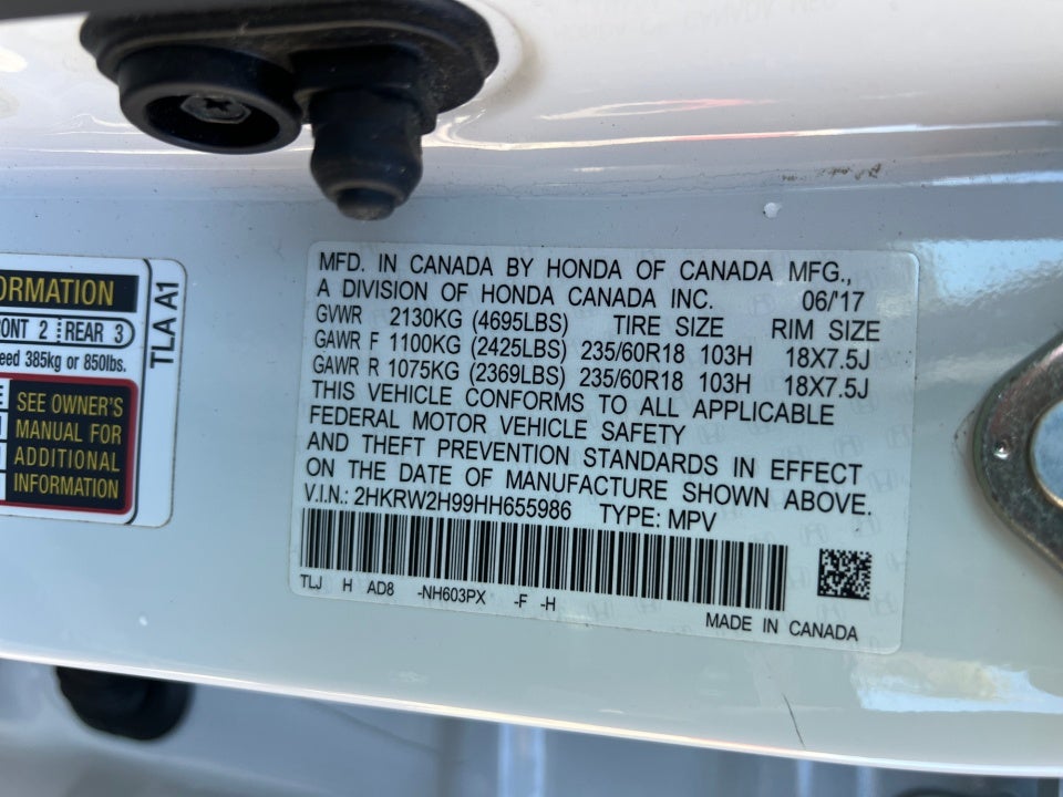 2017 Honda CR-V Touring