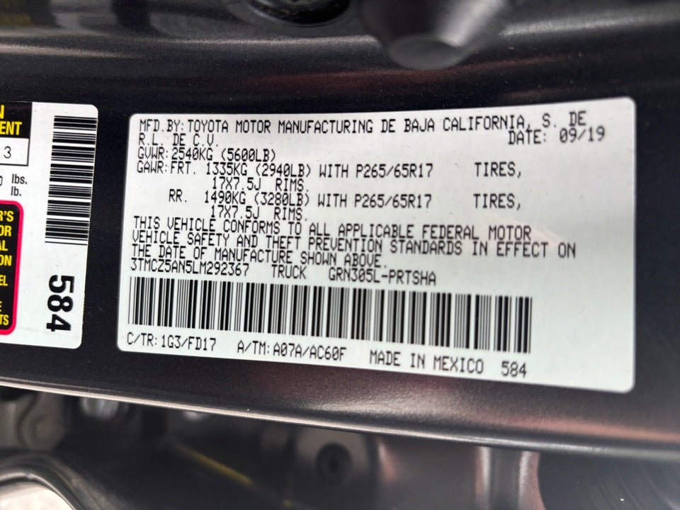 2020 Toyota Tacoma TRD Sport