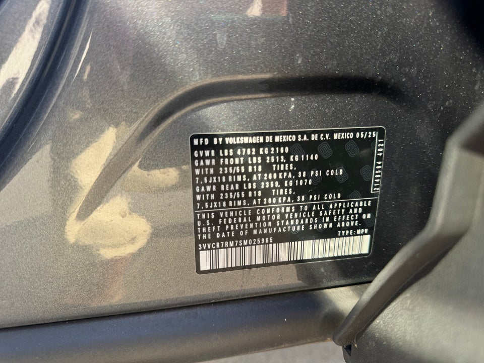 2025 Volkswagen Tiguan 2.0T S