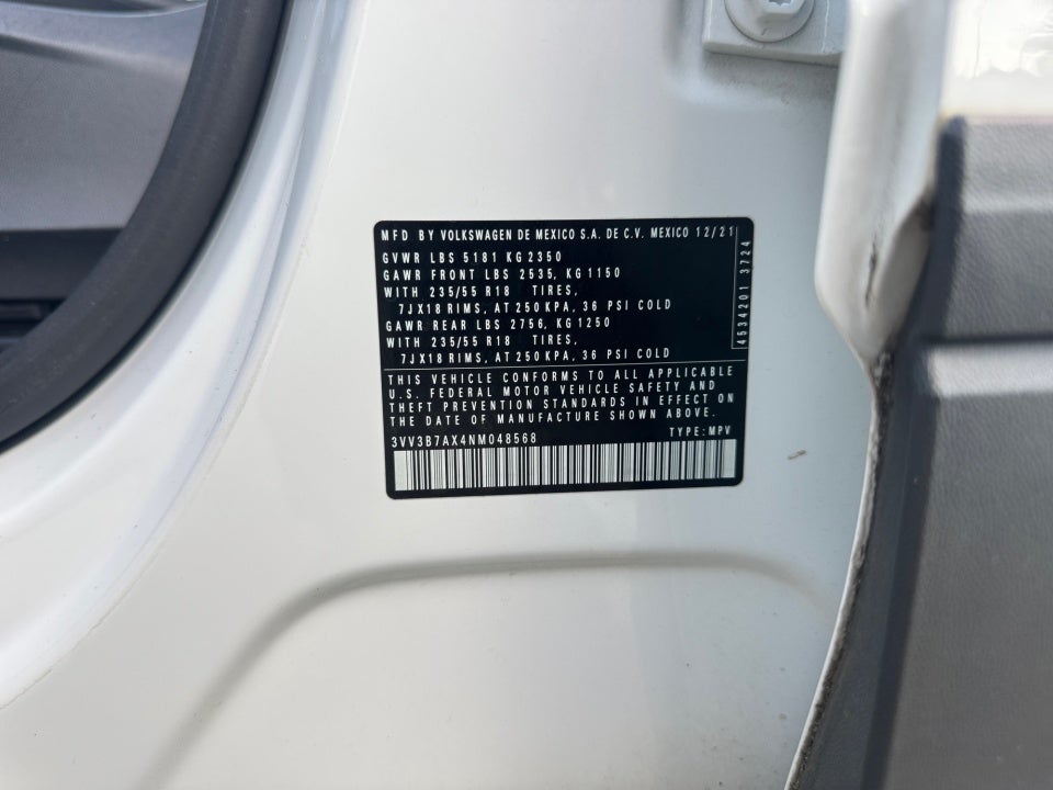 2022 Volkswagen Tiguan SE