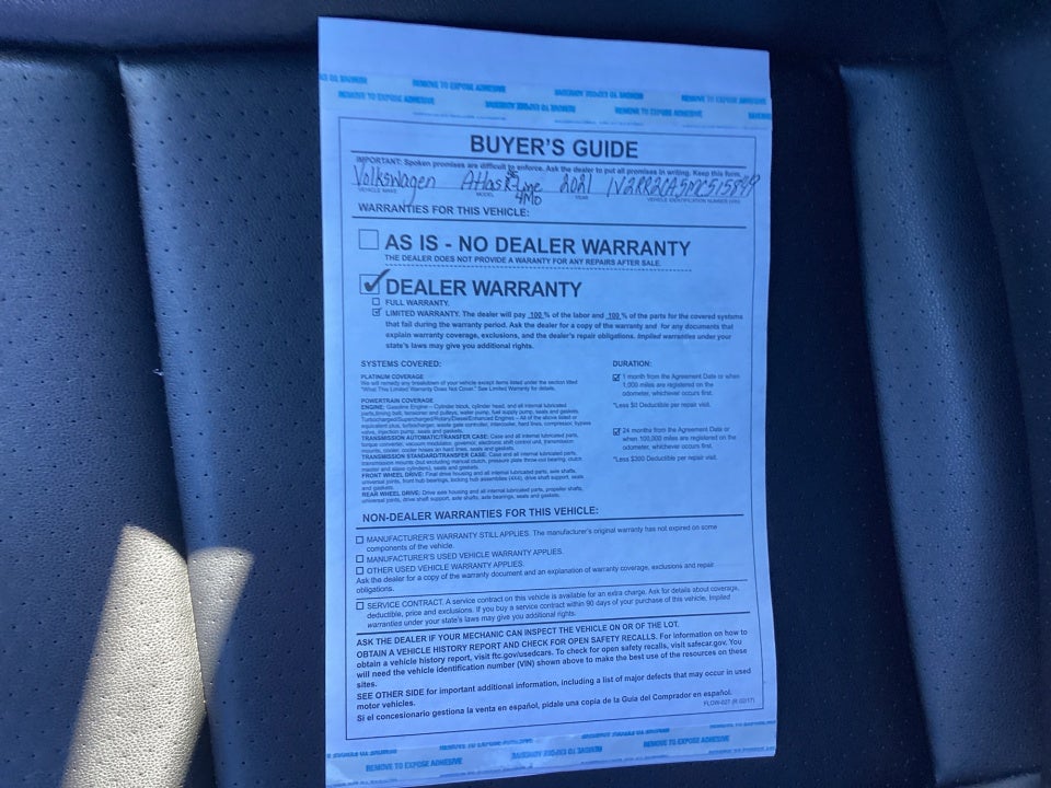 2021 Volkswagen Atlas 3.6L V6 SE w/Technology R-Line