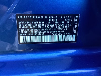 2018 Volkswagen Golf Alltrack TSI S