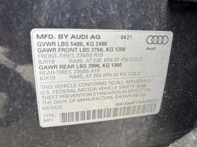 2021 Audi Q5 Premium Plus 45 TFSI quattro S tronic