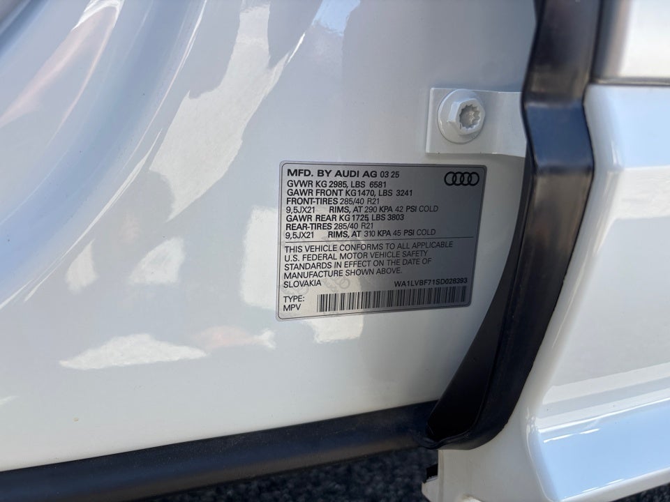 2025 Audi Q7 Premium Plus 55 TFSI quattro Tiptronic