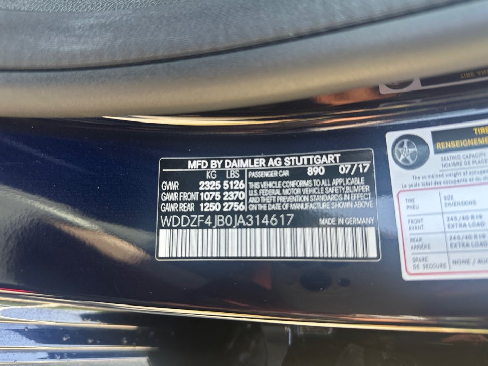 2018 Mercedes-Benz E 300 E 300