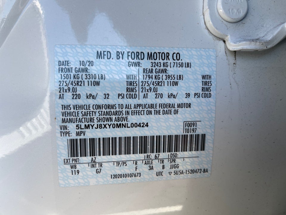 2021 Lincoln Aviator Grand Touring