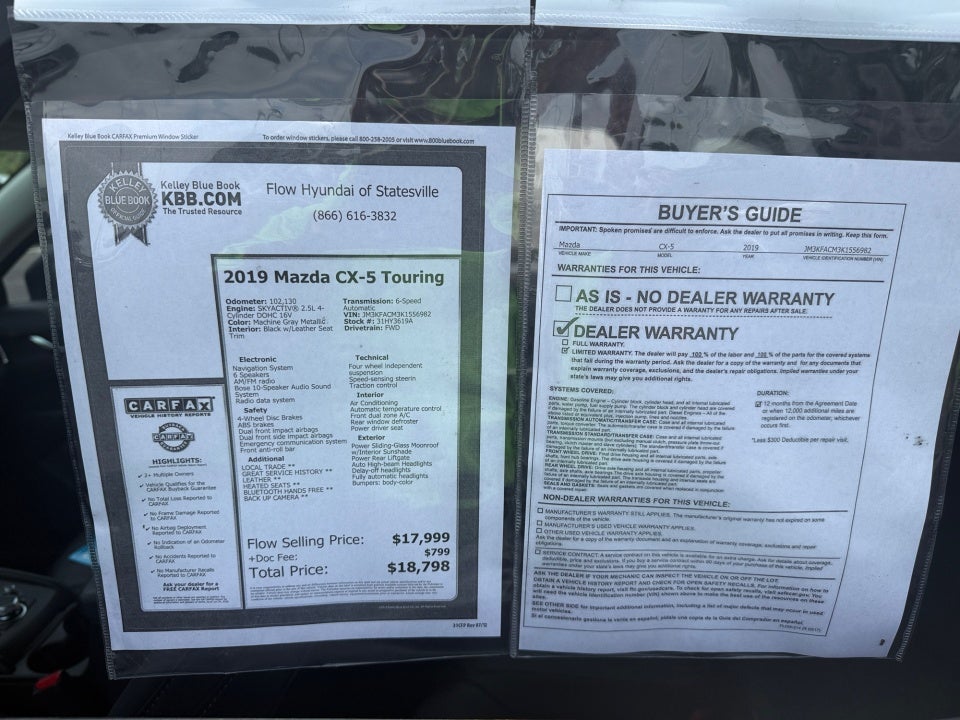 2019 Mazda Mazda CX-5 Touring
