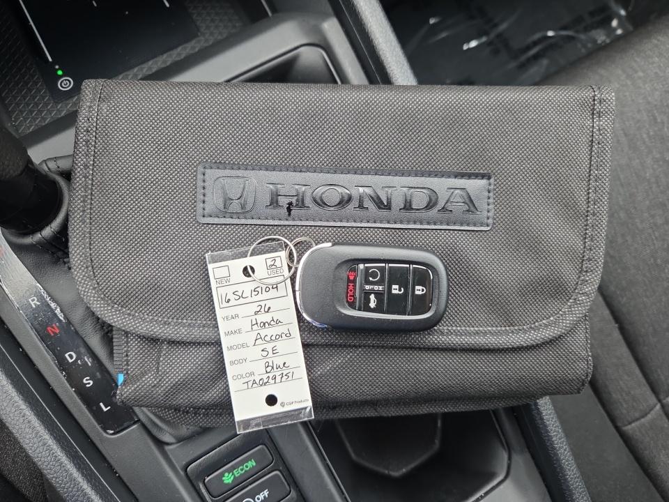 2026 Honda Accord Sedan SE