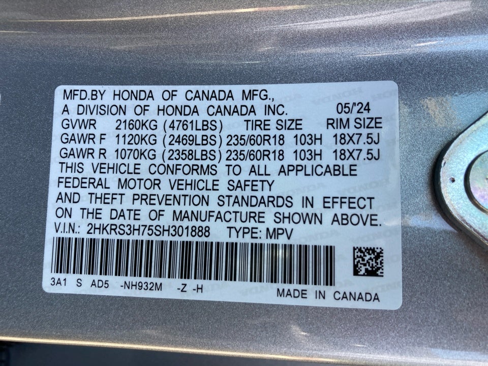 2025 Honda CR-V EX-L 2WD