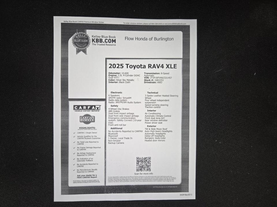 2025 Toyota RAV4 XLE