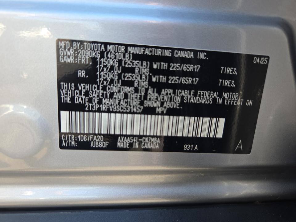 2025 Toyota RAV4 XLE