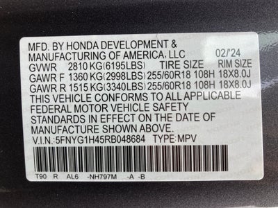 2024 Honda Pilot EX-L