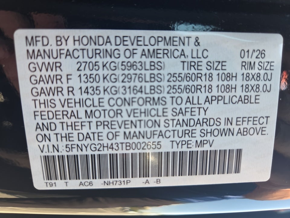 2026 Honda Pilot EX-L