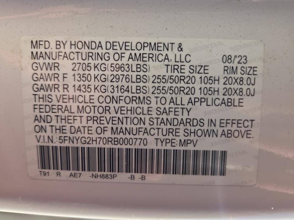 2024 Honda Pilot Touring