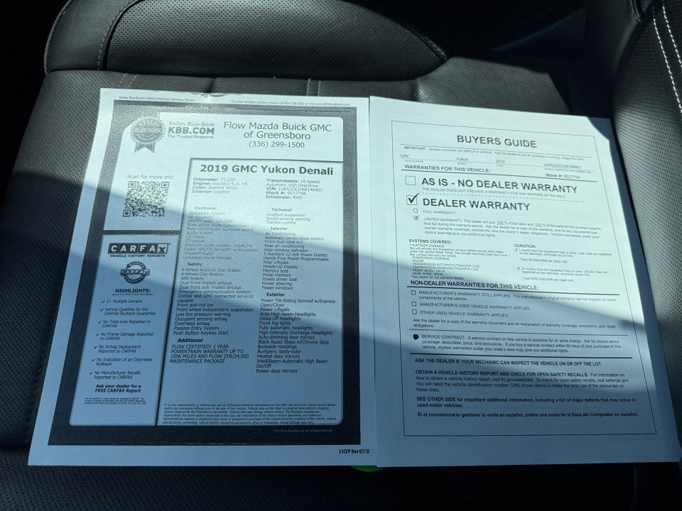 2019 GMC Yukon Denali