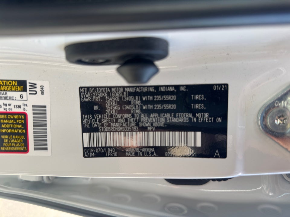 2021 Toyota Highlander Hybrid Limited