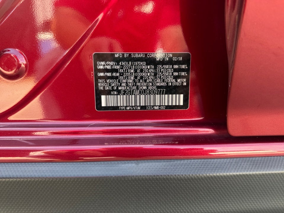 2018 Subaru Crosstrek 2.0i Limited