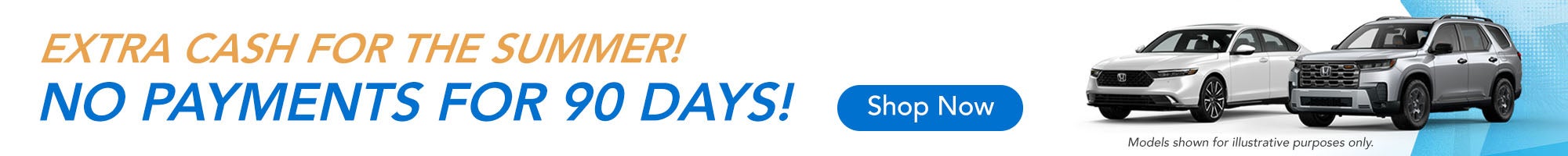 Honda No Payments Banner