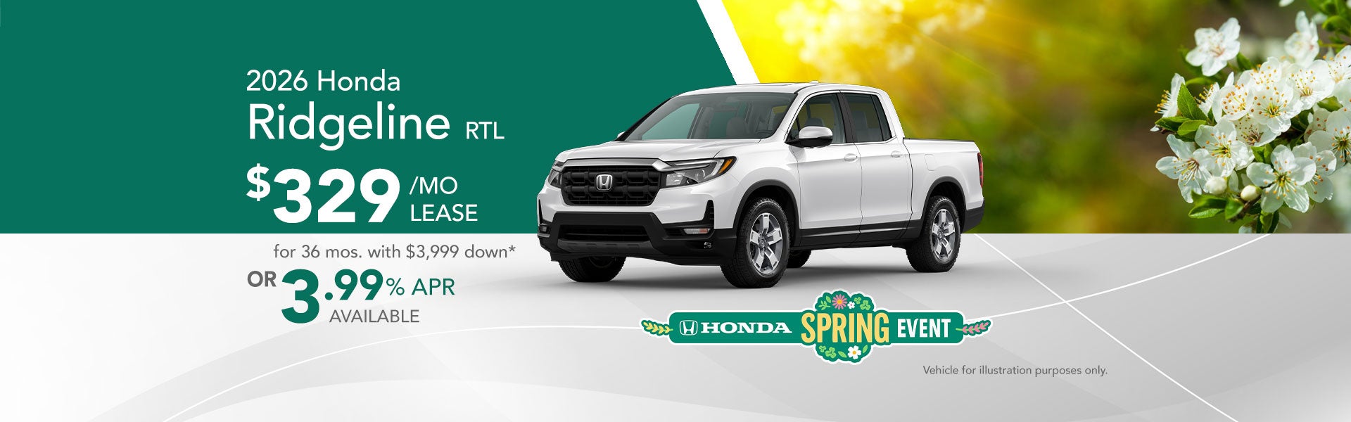 2026 Honda Ridgeline special offer March 2026