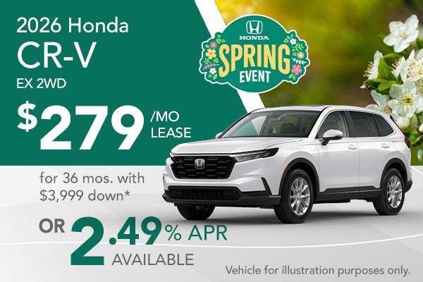 2026 Honda CR-V special offer March 2026