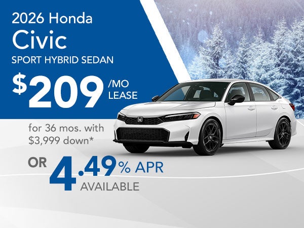2026 Honda Civic Sport Hybrid Sedan