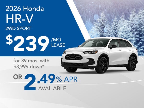 2026 Honda HR-V 2WD Sport